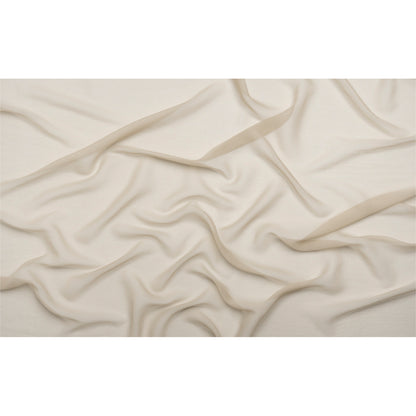 Crinkled Silk Chiffon - Feather Gray - Premium Collection