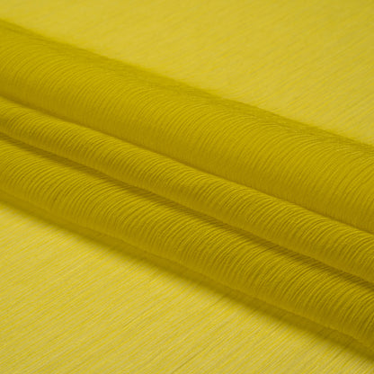 Crinkled Silk Chiffon - Warm Olive - Premium Collection