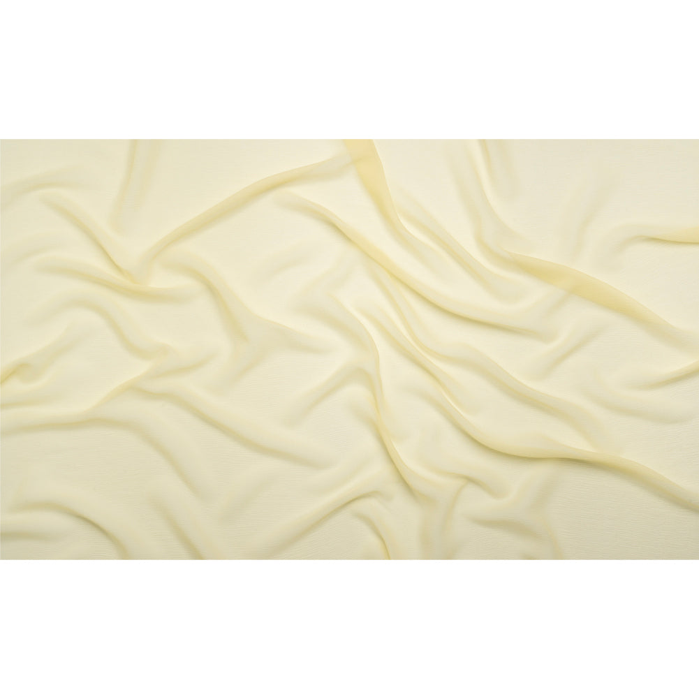 Crinkled Silk Chiffon - Young Wheat - Premium Collection - Full