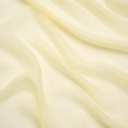 Crinkled Silk Chiffon - Young Wheat - Premium Collection