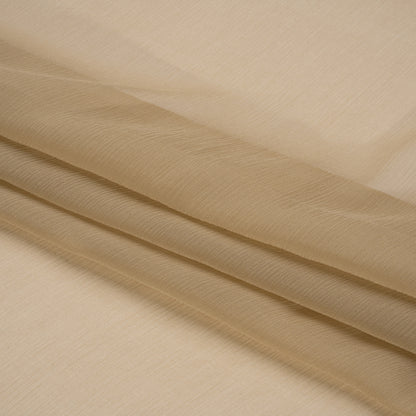 Crinkled Silk Chiffon - Cornstalk - Premium Collection