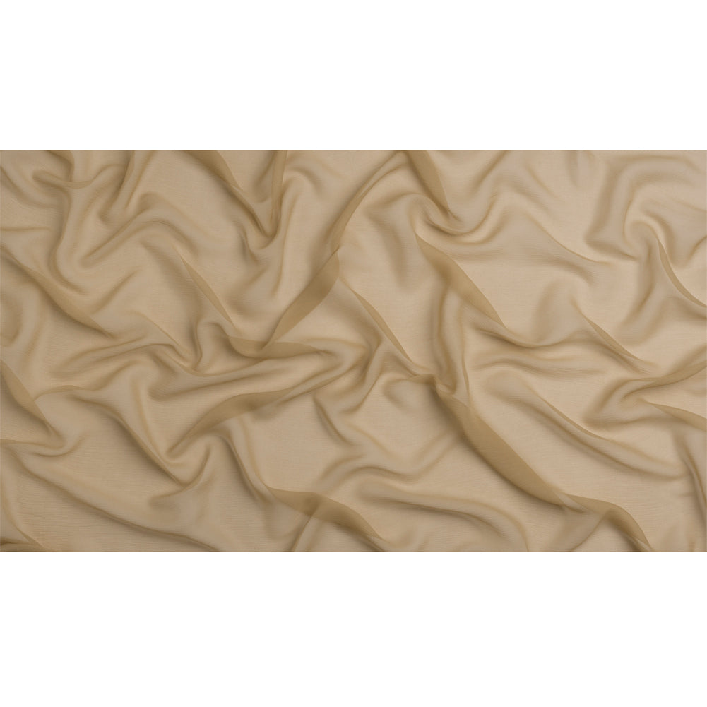Crinkled Silk Chiffon - Cornstalk - Premium Collection - Full
