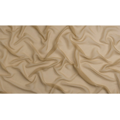 Crinkled Silk Chiffon - Cornstalk - Premium Collection