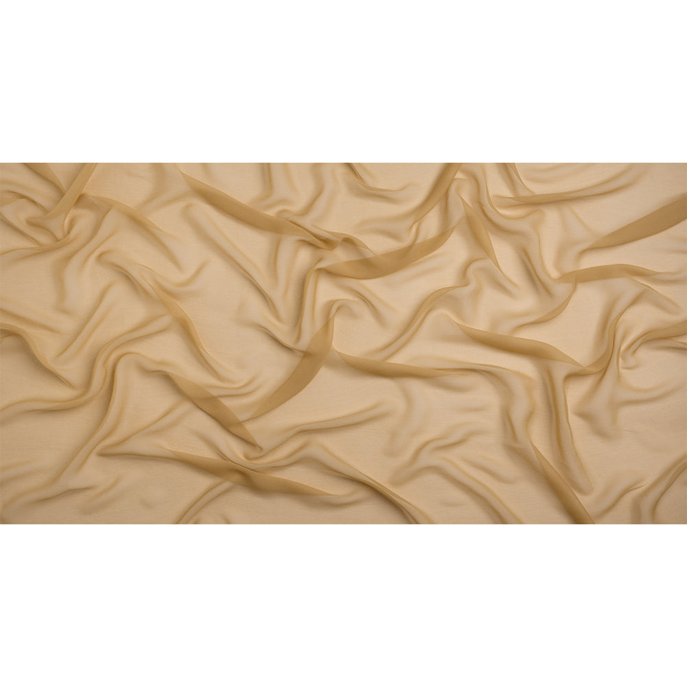 Crinkled Silk Chiffon - Croissant - Premium Collection - Full