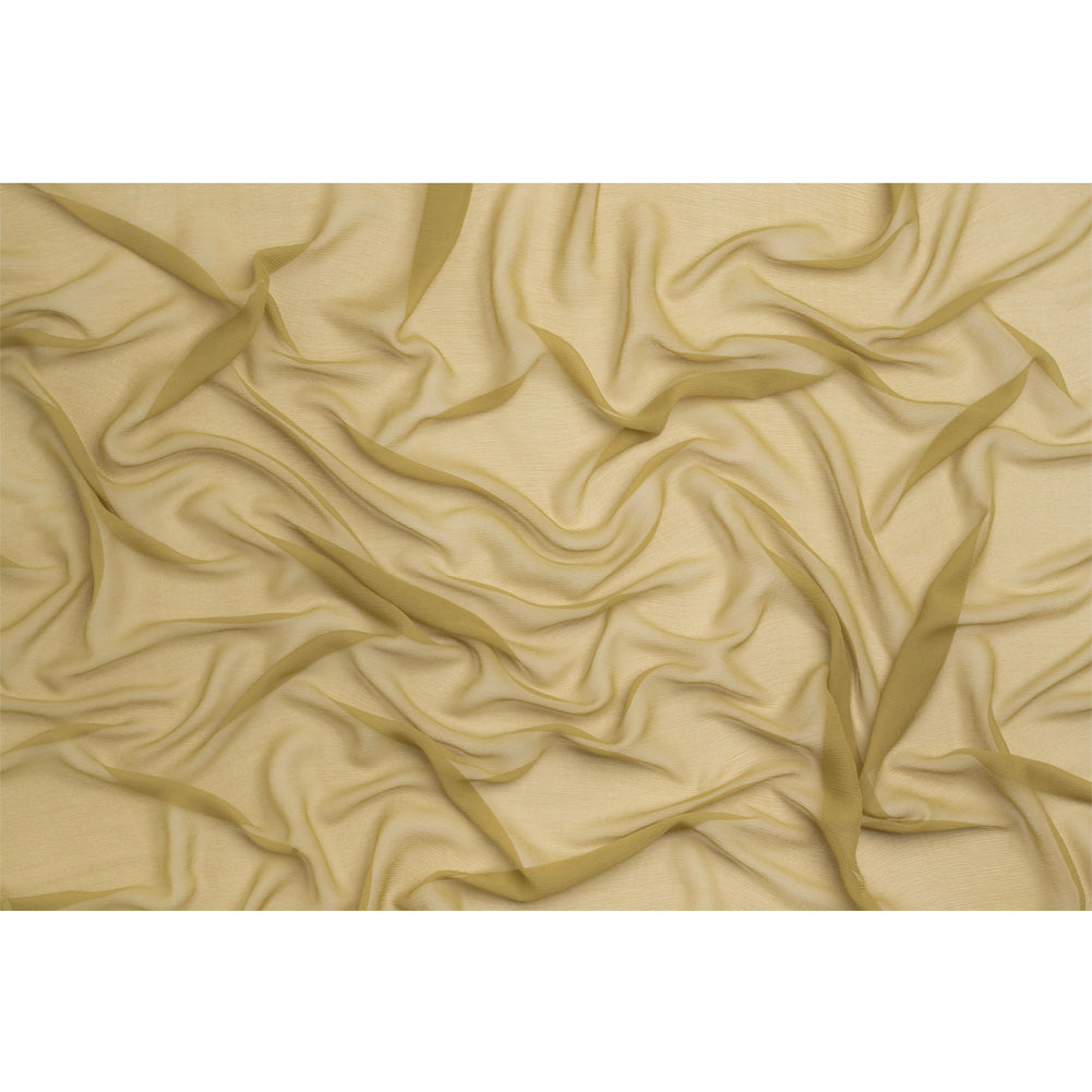 Crinkled Silk Chiffon - Sage Green - Premium Collection - Full