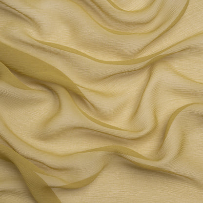 Crinkled Silk Chiffon - Sage Green - Premium Collection