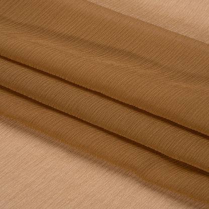 Crinkled Silk Chiffon - Ermine - Premium Collection