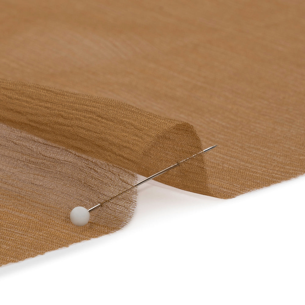 Crinkled Silk Chiffon - Ermine - Premium Collection - Detail