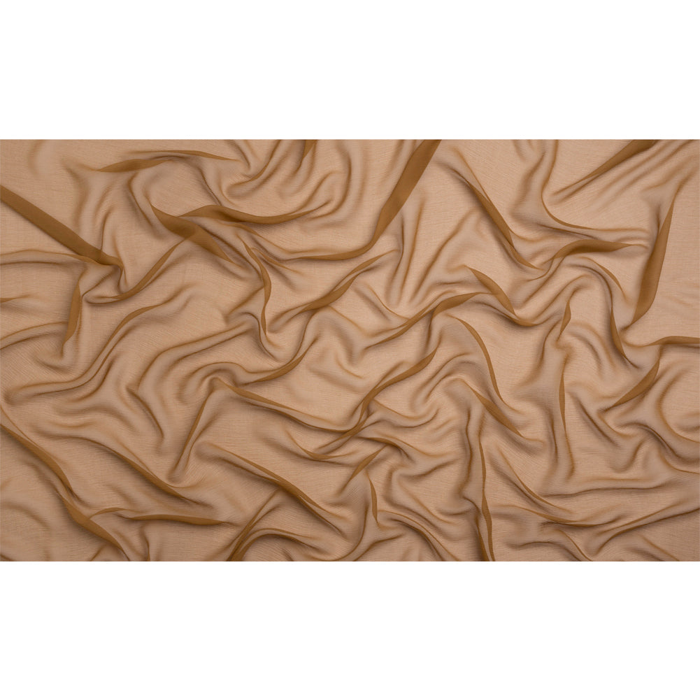 Crinkled Silk Chiffon - Ermine - Premium Collection - Full