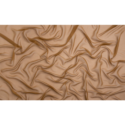 Crinkled Silk Chiffon - Ermine - Premium Collection