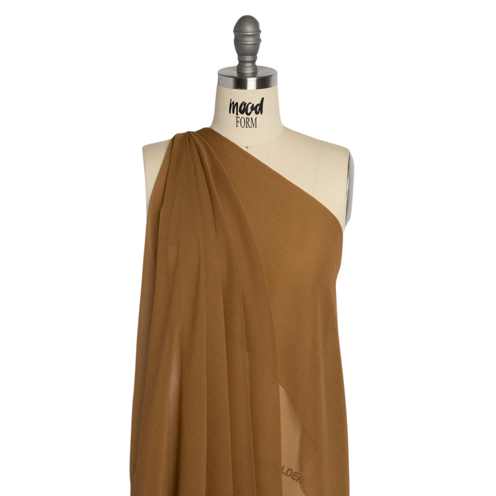 Crinkled Silk Chiffon - Ermine - Premium Collection - Drape