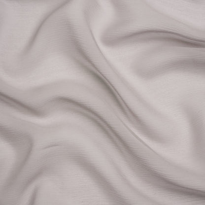 Crinkled Silk Chiffon - Silver - Premium Collection