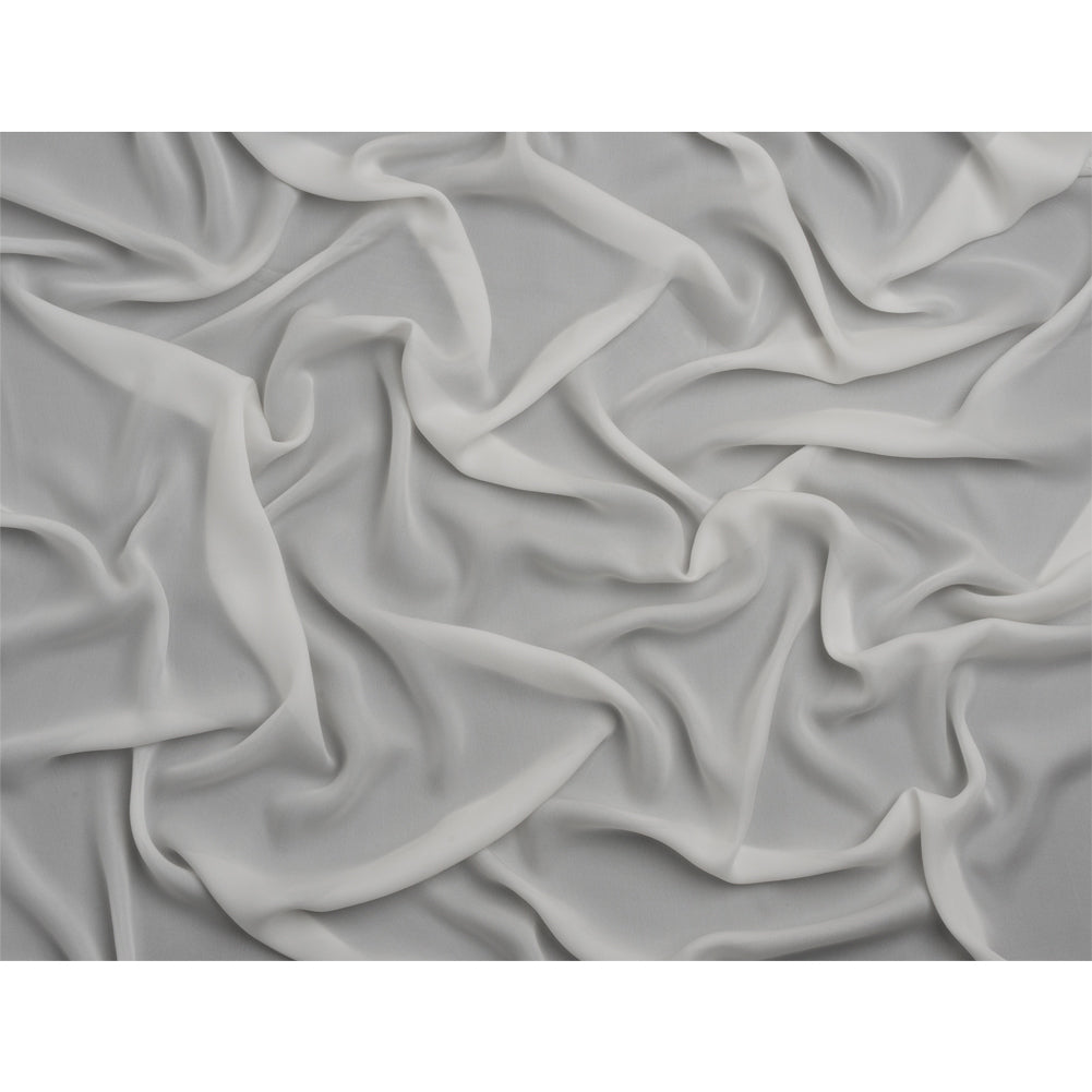 Silk Double Georgette - Whisper White - Premium Collection - Full