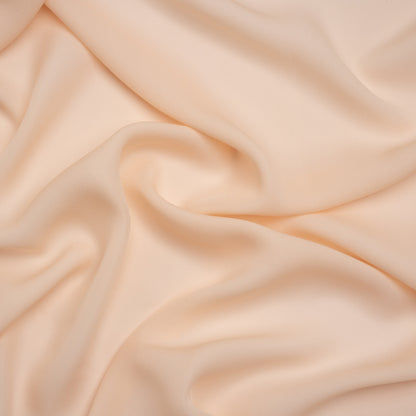 Silk Double Georgette - Cream Pink - Premium Collection