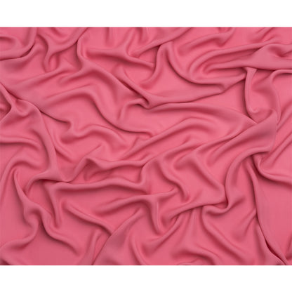 Silk Double Georgette - Rapture Rose - Premium Collection