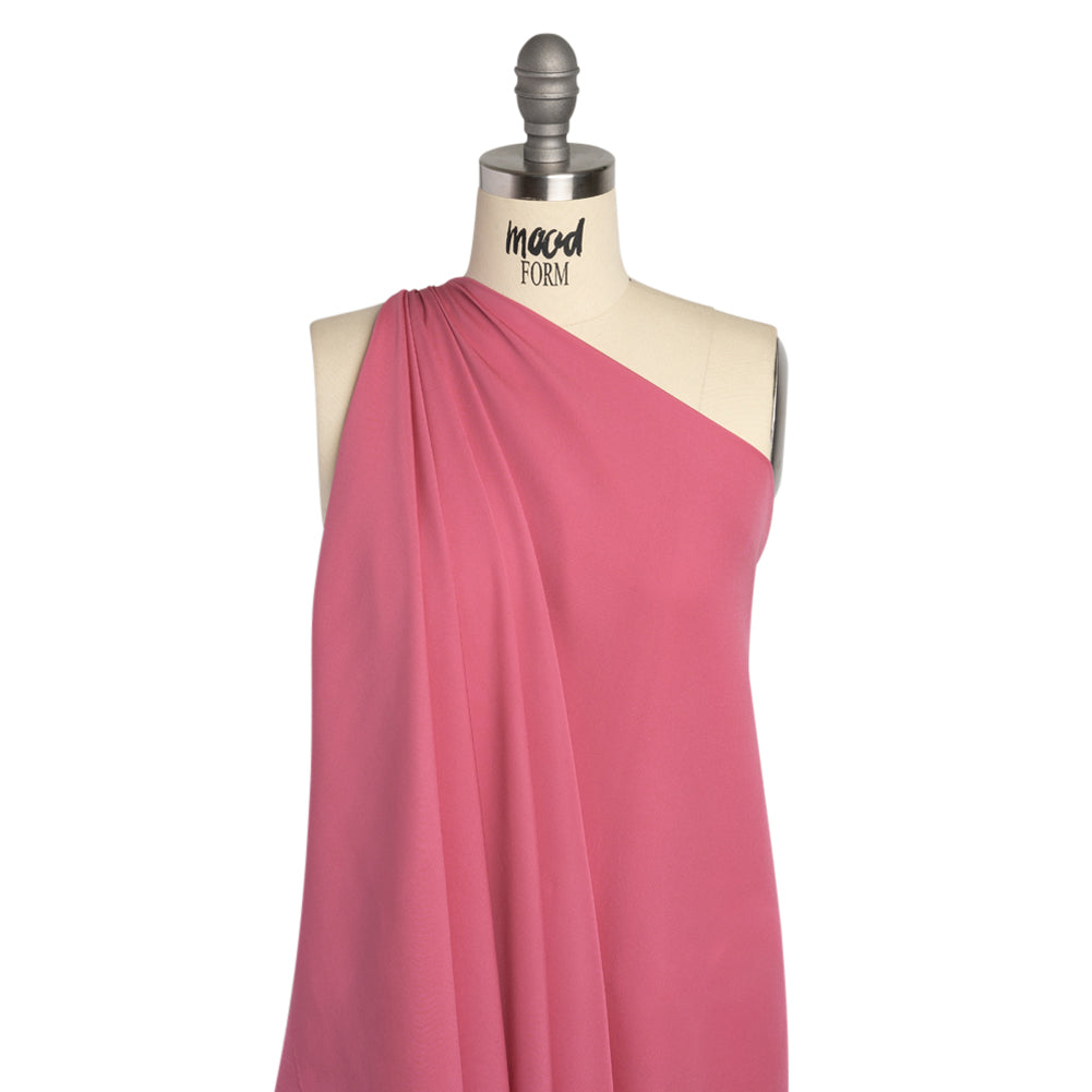 Silk Double Georgette - Rapture Rose - Premium Collection - Drape