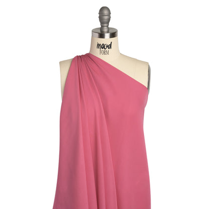 Silk Double Georgette - Rapture Rose - Premium Collection