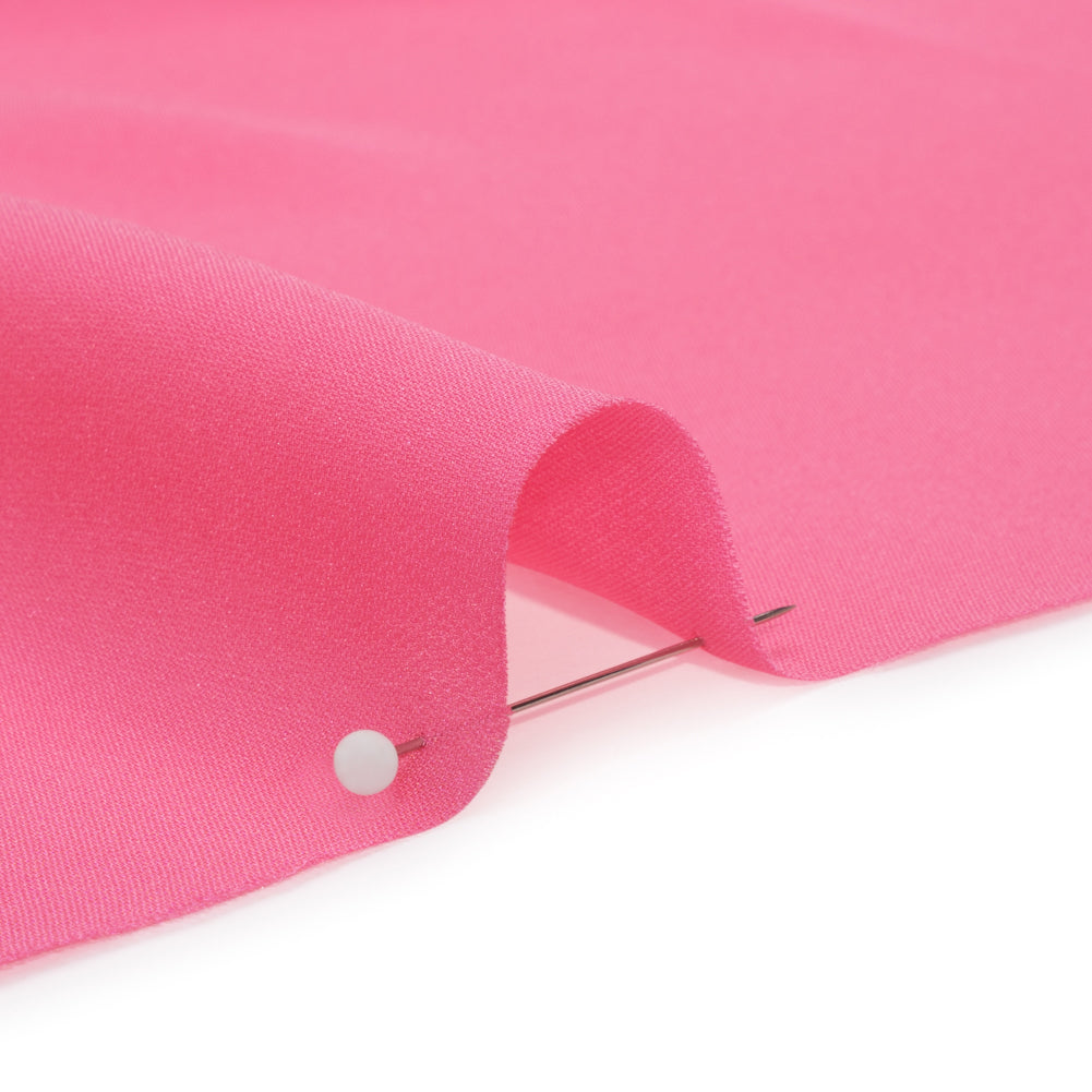Silk Double Georgette - Carmine Rose - Premium Collection - Detail