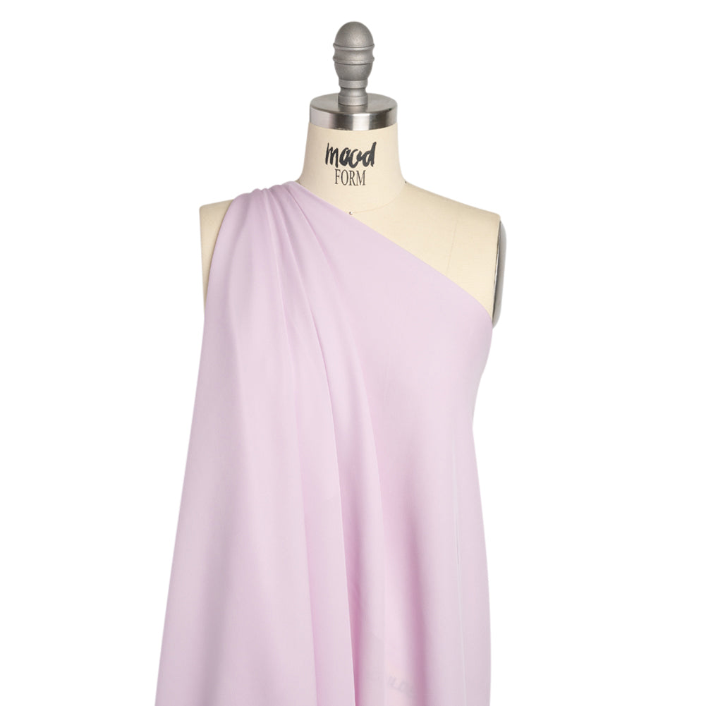 Silk Double Georgette - Lavender Fog - Premium Collection - Drape