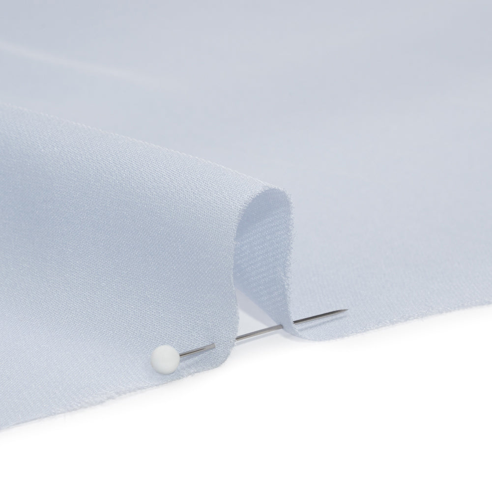 Silk Double Georgette - Icelandic Blue - Premium Collection - Detail
