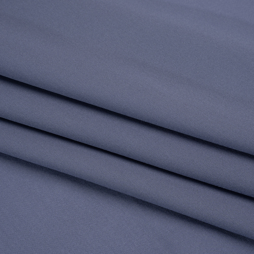 Silk Double Georgette - Infinity Blue - Premium Collection - Folded