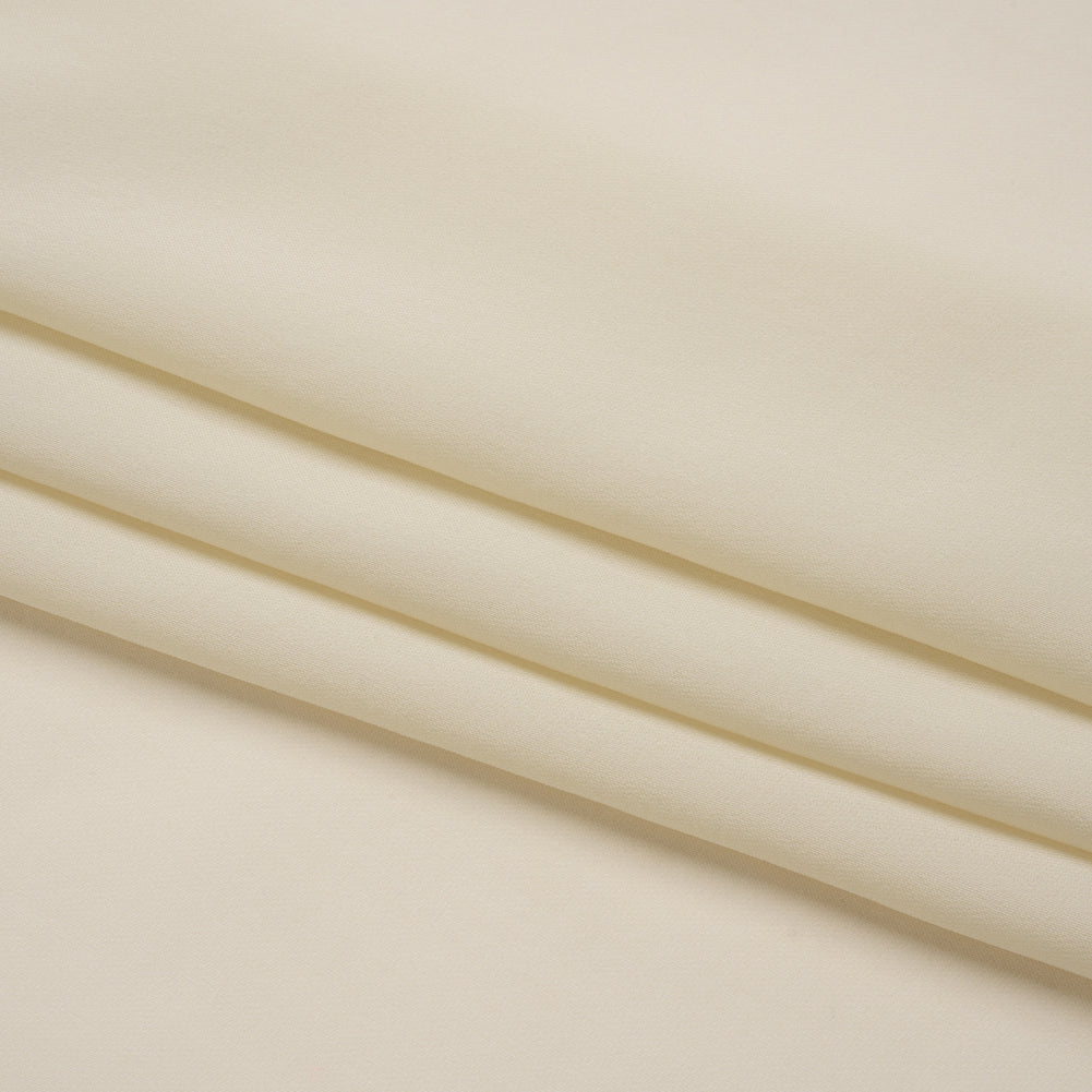 Silk Double Georgette - Ivory - Premium Collection - Folded