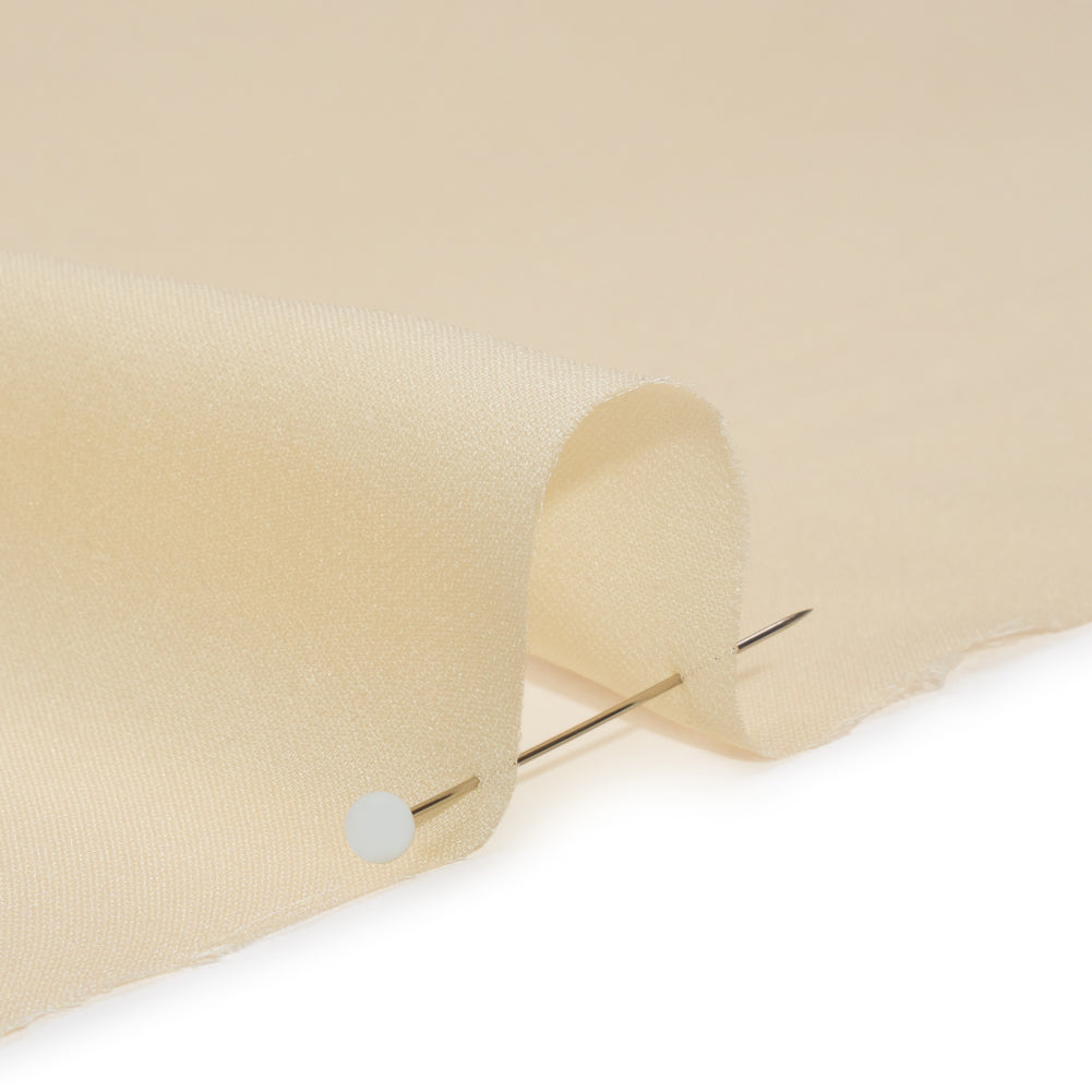 Silk Double Georgette - Pale Yellow - Premium Collection - Detail