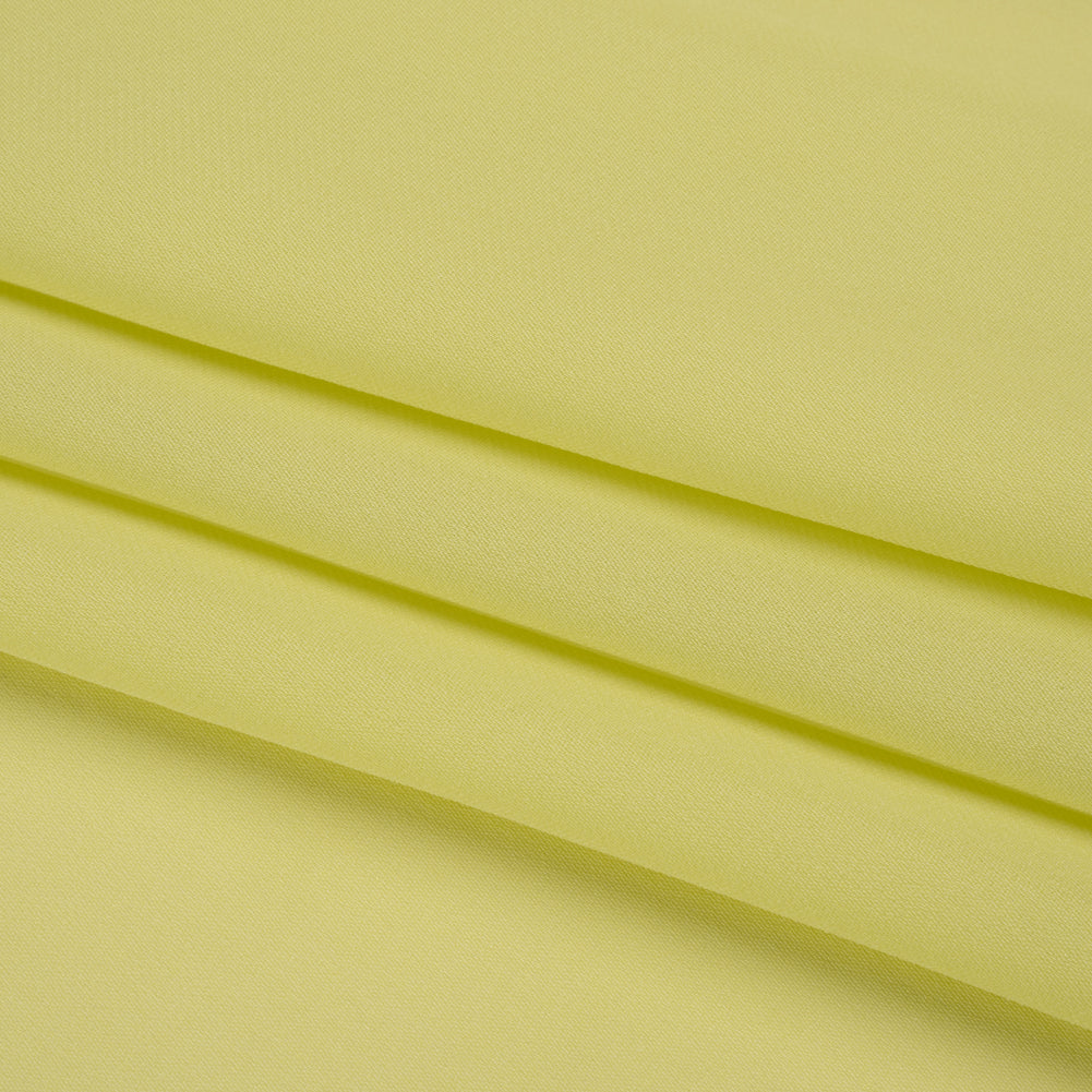Silk Double Georgette - Sunny Lime - Premium Collection - Folded