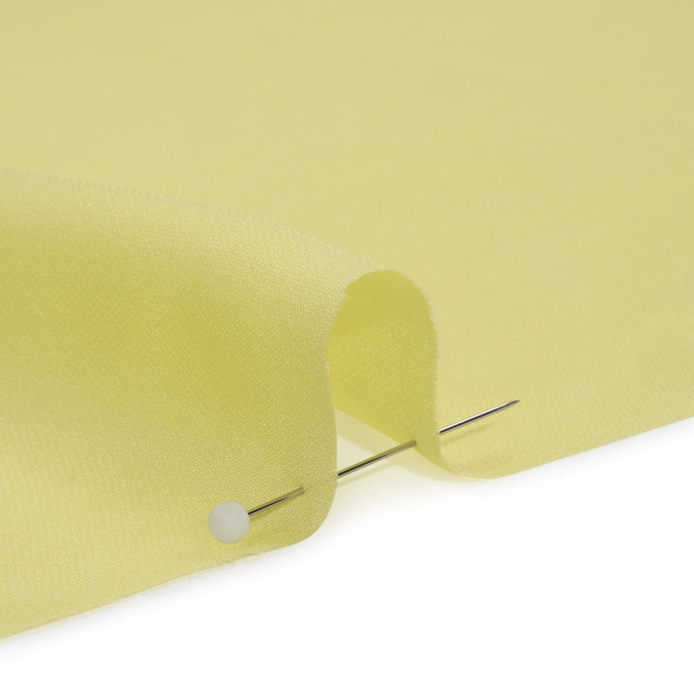 Silk Double Georgette - Sunny Lime - Premium Collection - Detail