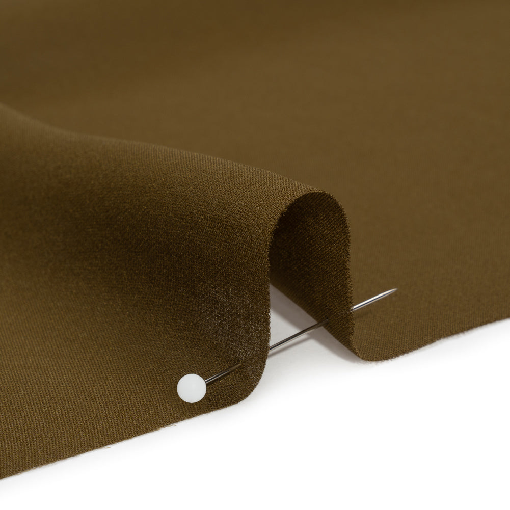Silk Double Georgette - Fir Green - Premium Collection - Detail