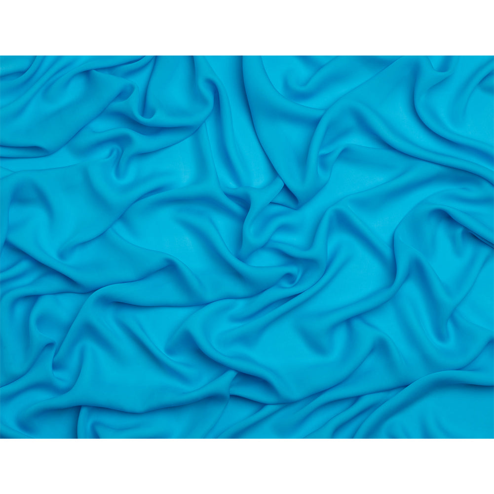 Silk Double Georgette - Horizon Blue - Premium Collection - Full