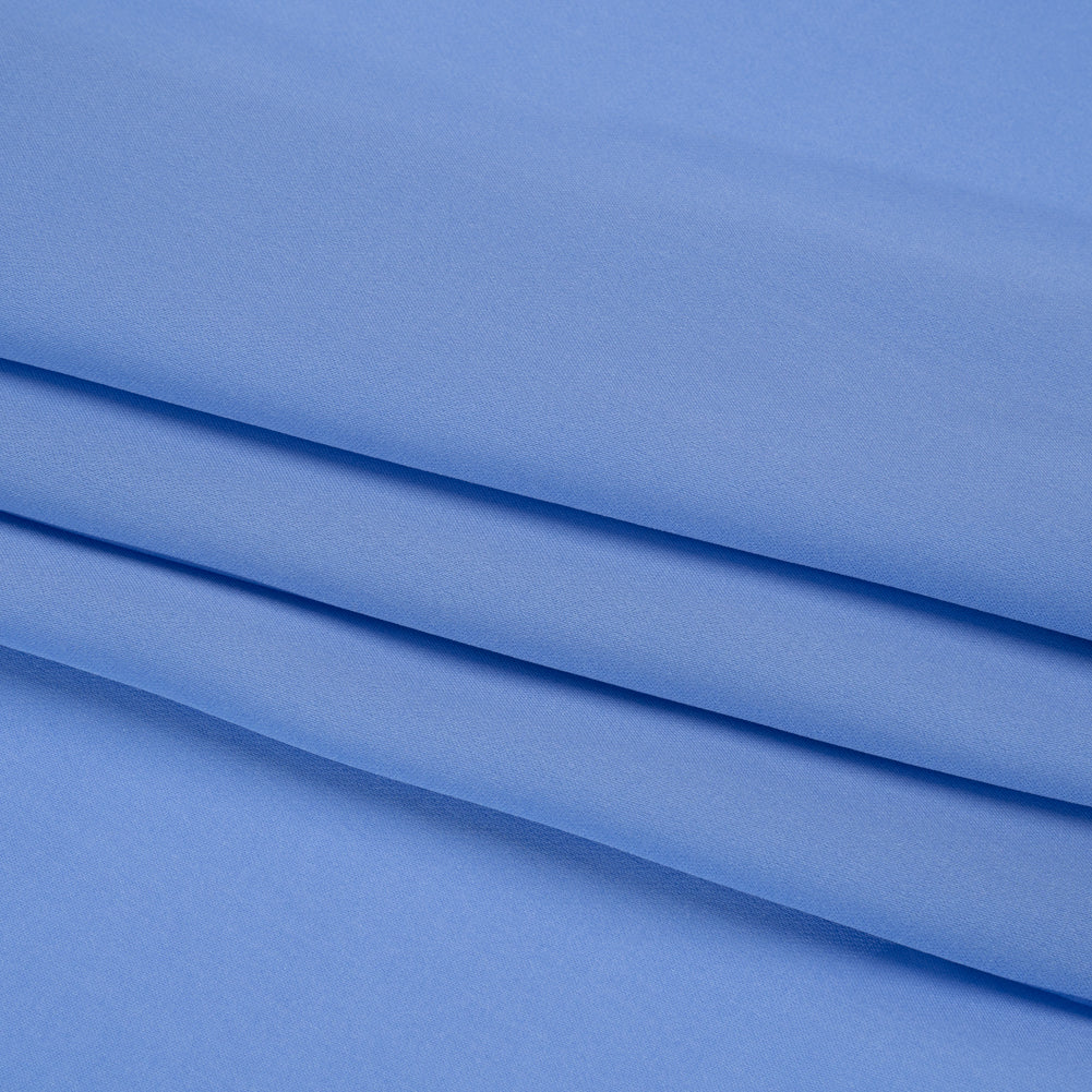 Silk Double Georgette - Regatta Blue - Premium Collection - Folded