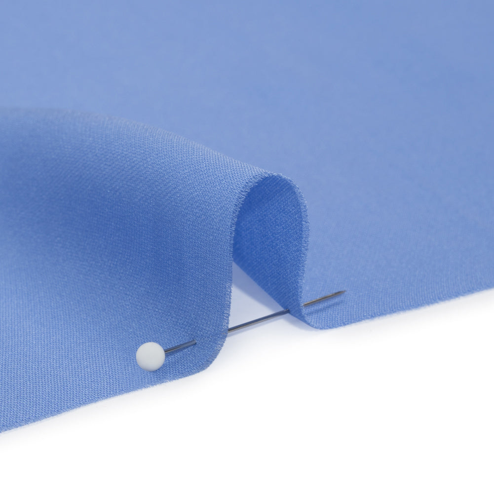 Silk Double Georgette - Regatta Blue - Premium Collection - Detail