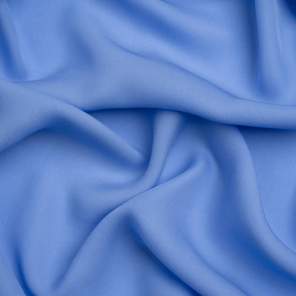 Silk Double Georgette - Regatta Blue - Premium Collection