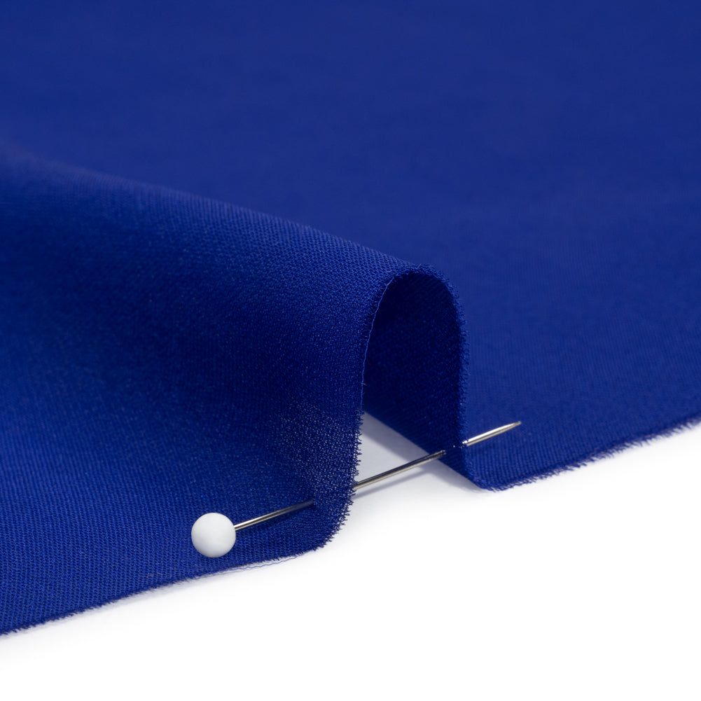 Silk Double Georgette - Mazarine Blue - Premium Collection - Detail