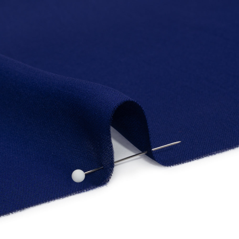 Silk Double Georgette - Estate Blue - Premium Collection - Detail