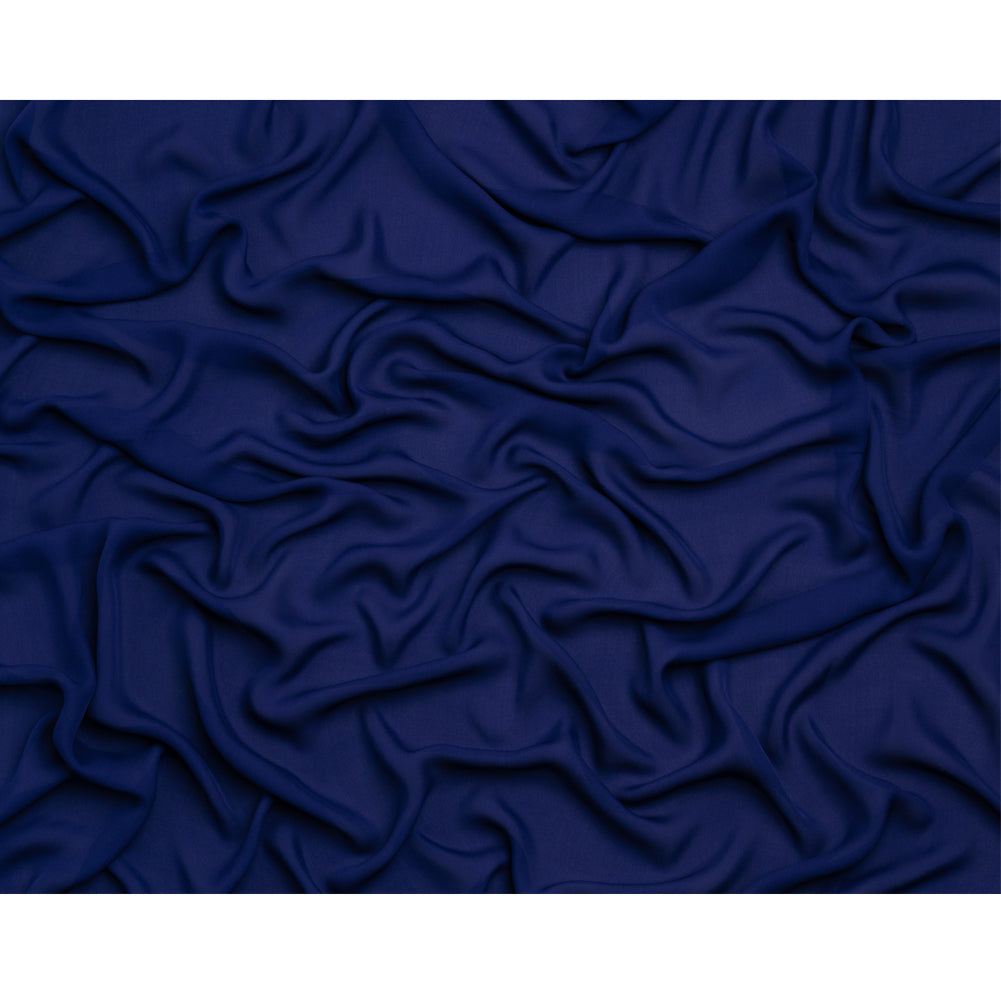 Silk Double Georgette - Estate Blue - Premium Collection - Full