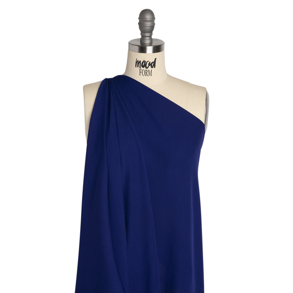 Silk Double Georgette - Estate Blue - Premium Collection - Drape