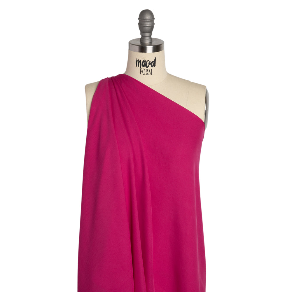 Silk Double Georgette - Beetroot - Premium Collection - Drape