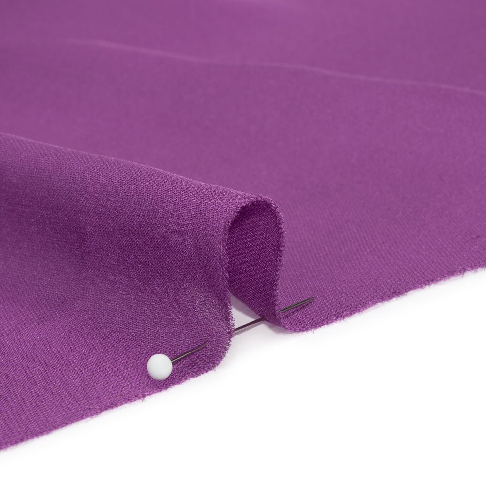 Silk Double Georgette - Bright Purple - Premium Collection - Detail