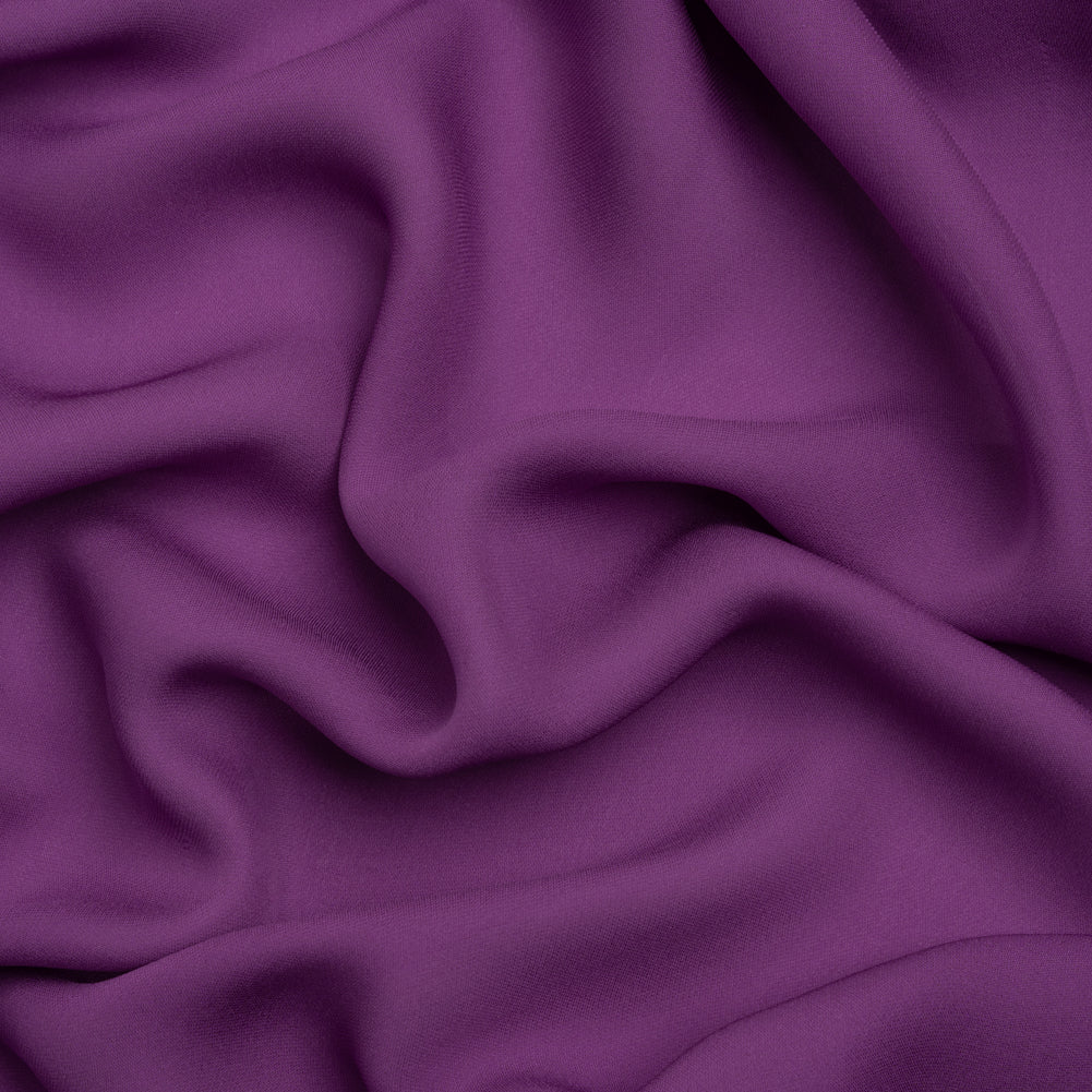 Silk Double Georgette - Bright Purple - Premium Collection