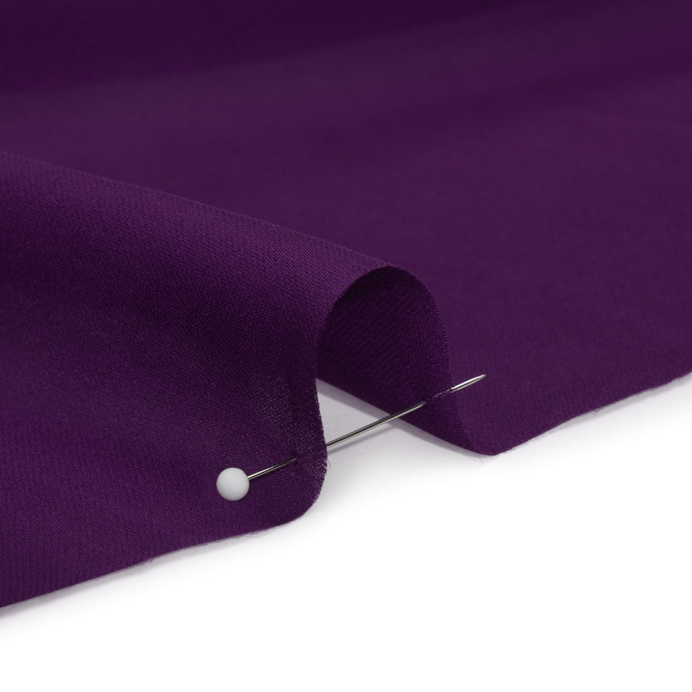 Silk Double Georgette - Majesty Purple - Premium Collection - Detail