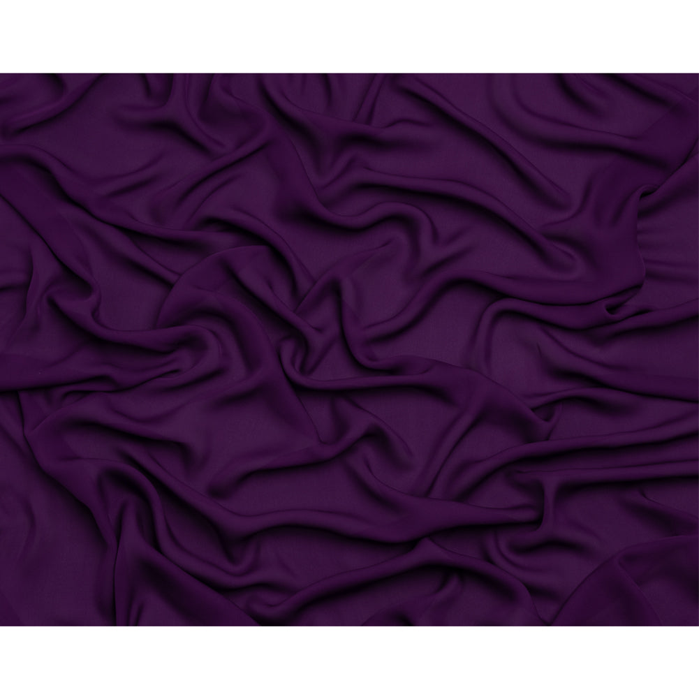 Silk Double Georgette - Majesty Purple - Premium Collection - Full