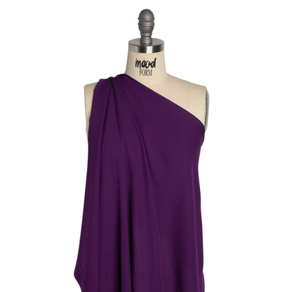 Silk Double Georgette - Majesty Purple - Premium Collection