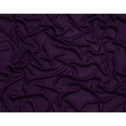Silk Double Georgette - Grape - Premium Collection