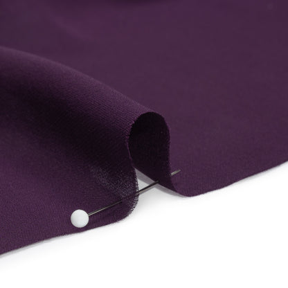 Silk Double Georgette - Blackberry - Premium Collection