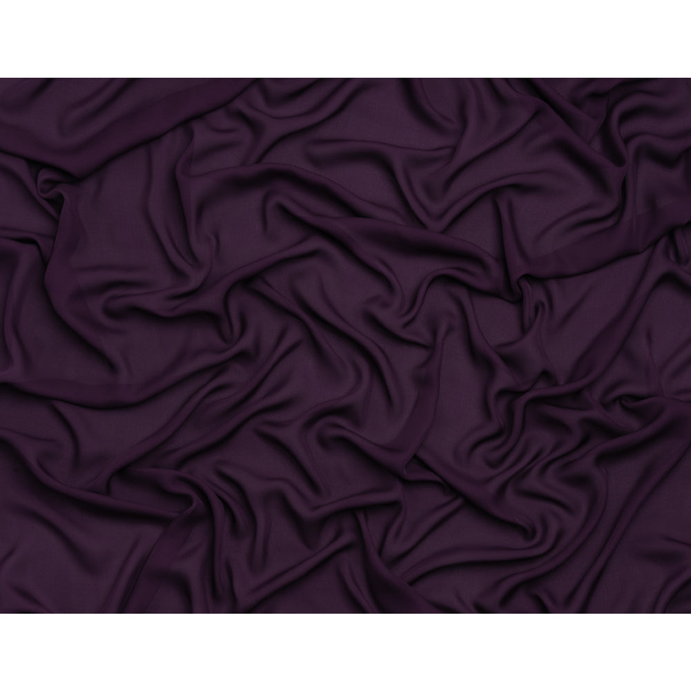Silk Double Georgette - Blackberry - Premium Collection - Full