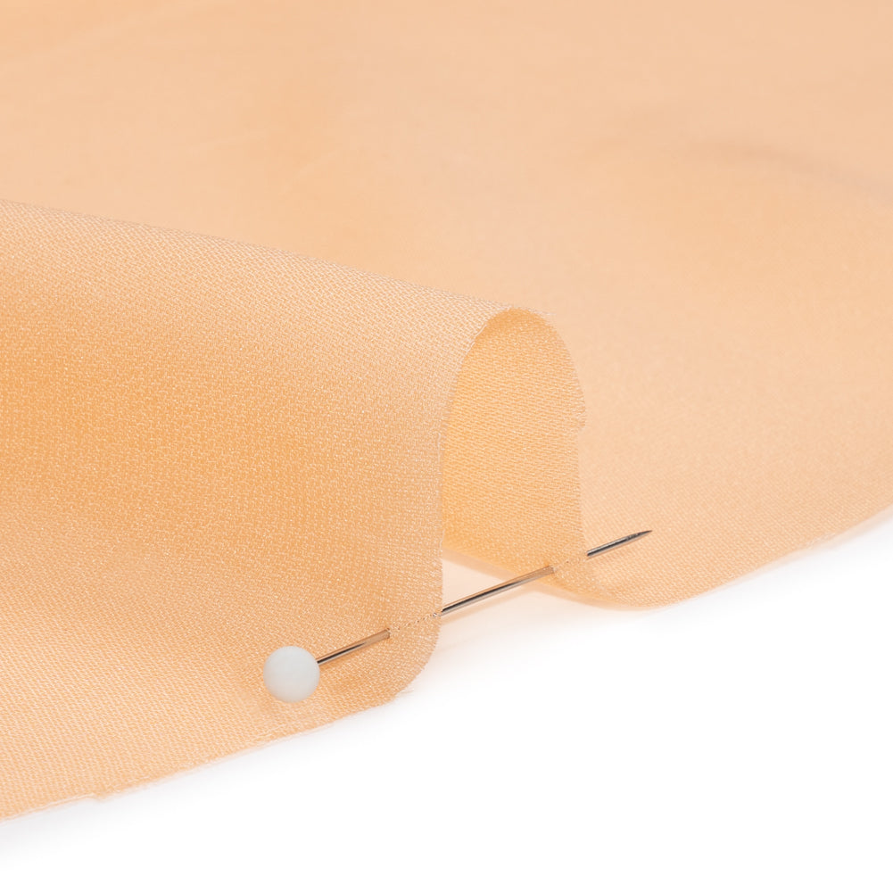 Silk Double Georgette - Peach - Premium Collection - Detail