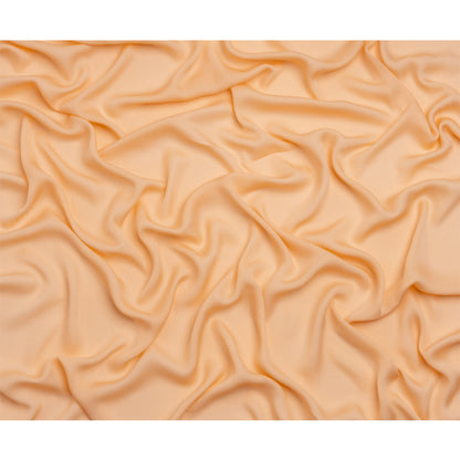 Silk Double Georgette - Peach - Premium Collection
