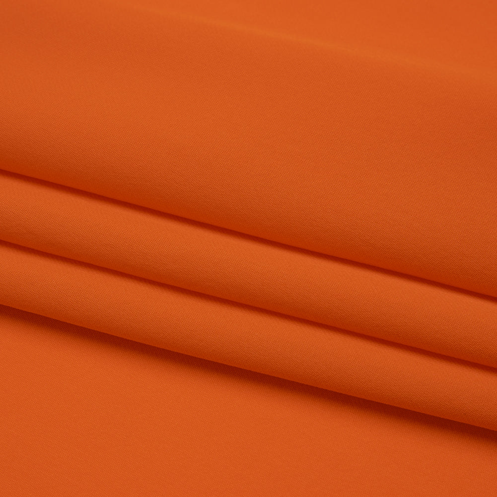 Silk Double Georgette - Burnt Orange - Premium Collection - Folded